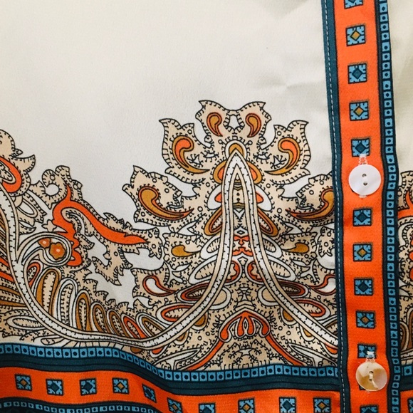 Fashion Nova NWT blouse Colourful Blouse - Picture 5 of 5